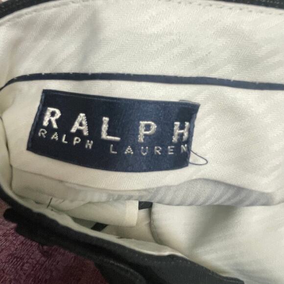 Ralph Ralph Lauren Mens Dress Slacks Pants Size 34X32 Dark Gray - Picture 2 of 3